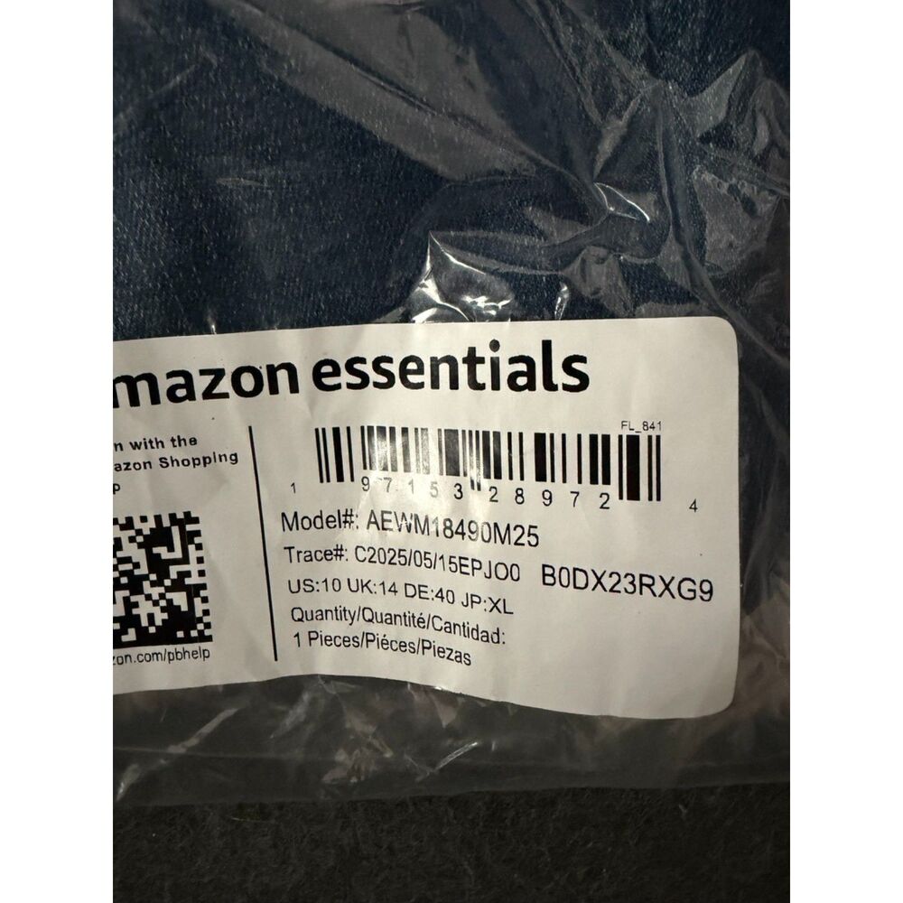 Amazon Essentials Women's Stretch Denim Mid-Rise Pull-On Skinny Jegging size 10